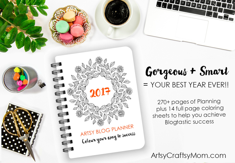 With almost 270 pages, the Artsy Blog Planner is the best tool for planning a profitable blog. Blog checklists, daily, weekly, monthly planners, calendars + 14 full page coloring elements to help you build a year of killer content while providing hours and hours of stress relief, mindful calm, and fun, creative expression.