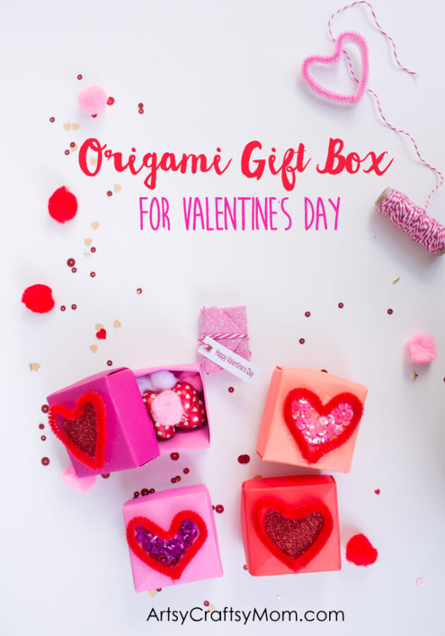 Valentine Origami Gift Boxes 1