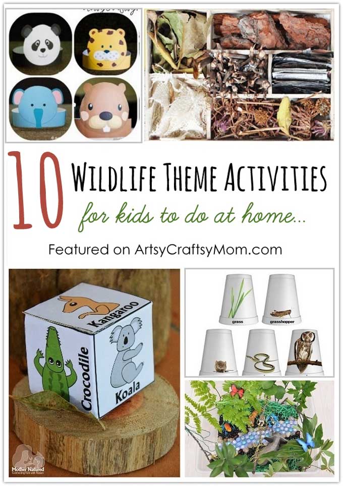 10 Wildlife Theme Activities For Kids To Do At Home