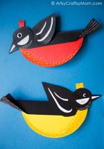 Rocking Spring Bird Paper Craft – Video Tutorial