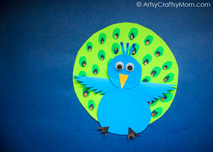 Rocking Peacock Paper Craft with Video Tutorial