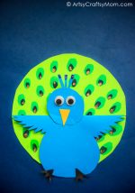 Rocking Peacock Paper Craft with Video Tutorial