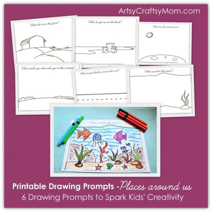 Give your kids some drawing inspiration with our Free Printable Scenery Drawing Prompts! Choose from an assortment of scenes to get the creativity flowing!