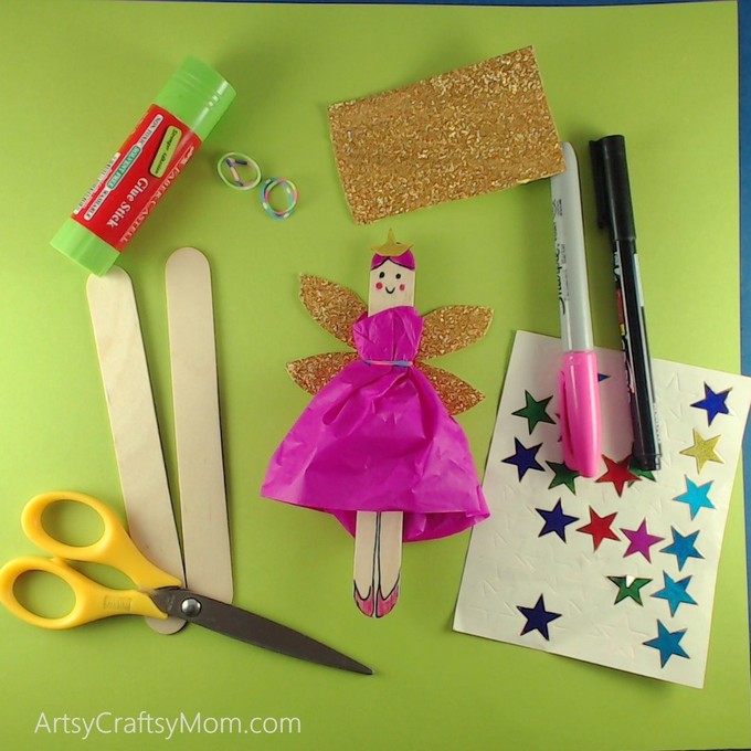This DIY Craft Stick Fairy Craft for Kids is beyond gorgeous and is so easy to make. Be sure to watch the video tutorial too.