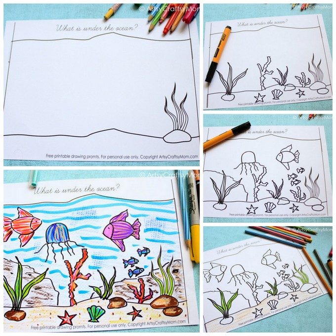 Give your kids some drawing inspiration with our Free Printable Scenery Drawing Prompts! Choose from an assortment of scenes to get the creativity flowing!