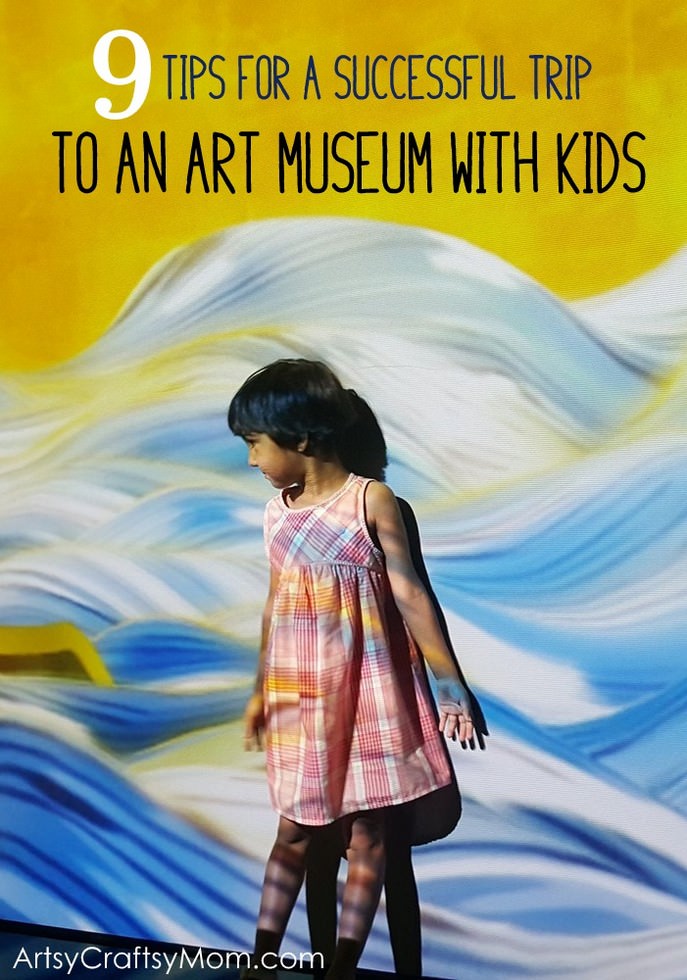 Visiting an art museum with kids doesn't have to be a chore; here are 9 simple tips to make the visit an interactive and interesting session for everyone.
