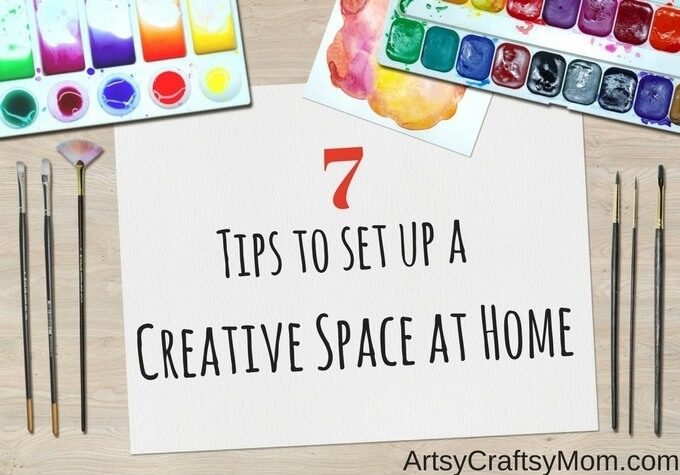 Whatever size your home is, there's always space to get creative! Check out our tips to set up a creative space at home that the whole family will love!