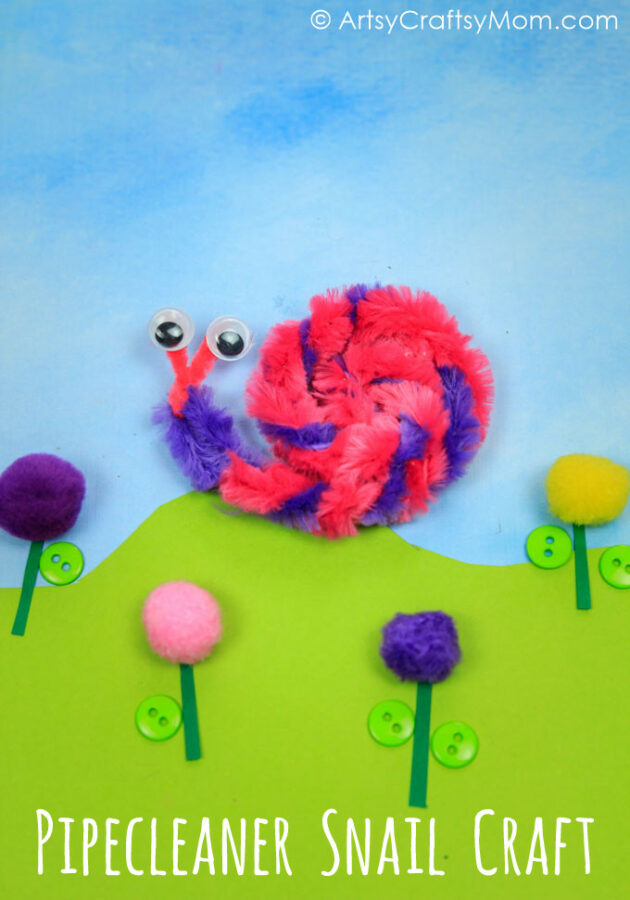 Pipecleaner Snail Craft 1