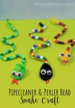DIY Pipe Cleaner and Bead Snake Craft