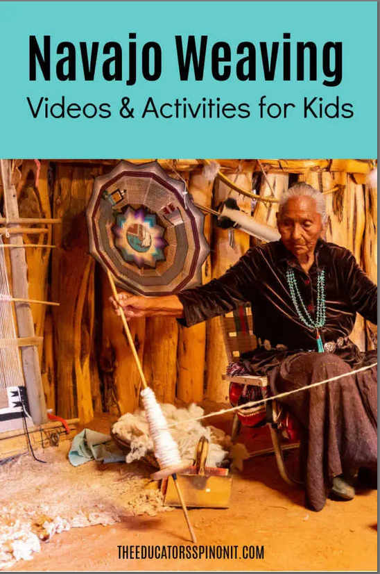 Navajo weaving videos and activities for kids