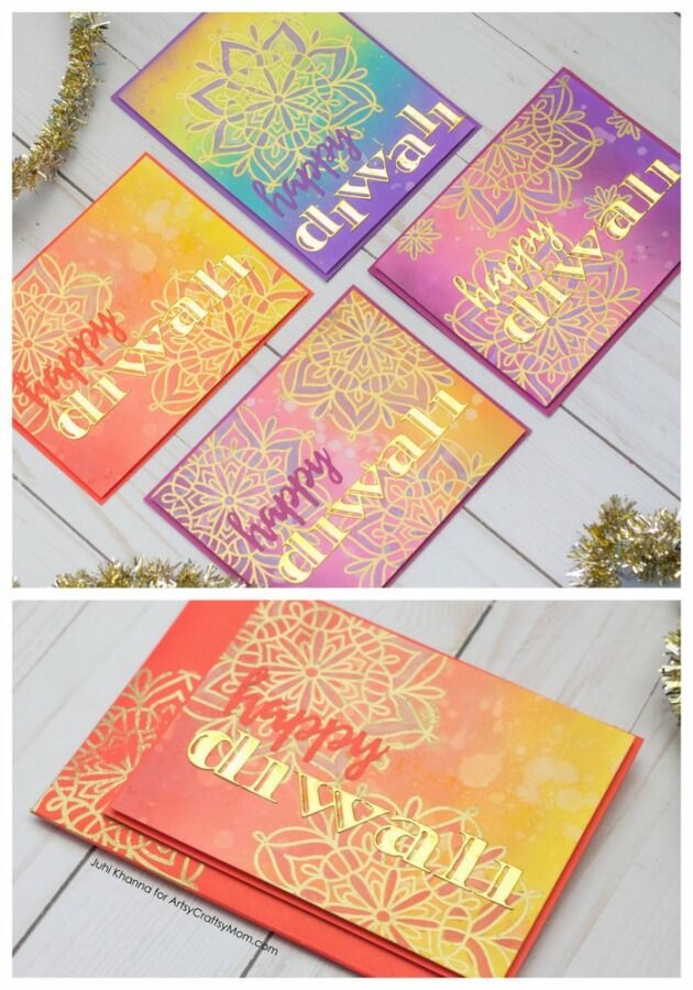 Rangoli Inspired Diwali Cards 001