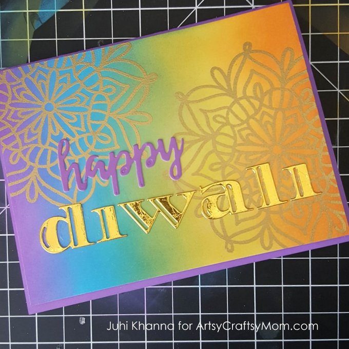 Recreate your Childhood Diwali Memories with these colorful Rangoli Inspired Diwali Cards that you can Make at Home!