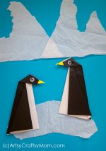 Easy Origami Penguin Craft for Kids