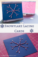 DIY Snowflake Lacing Cards