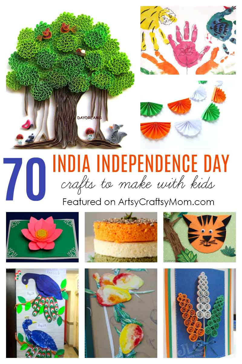 70 Craft Ideas for kids to celebrate Indias Independence Day