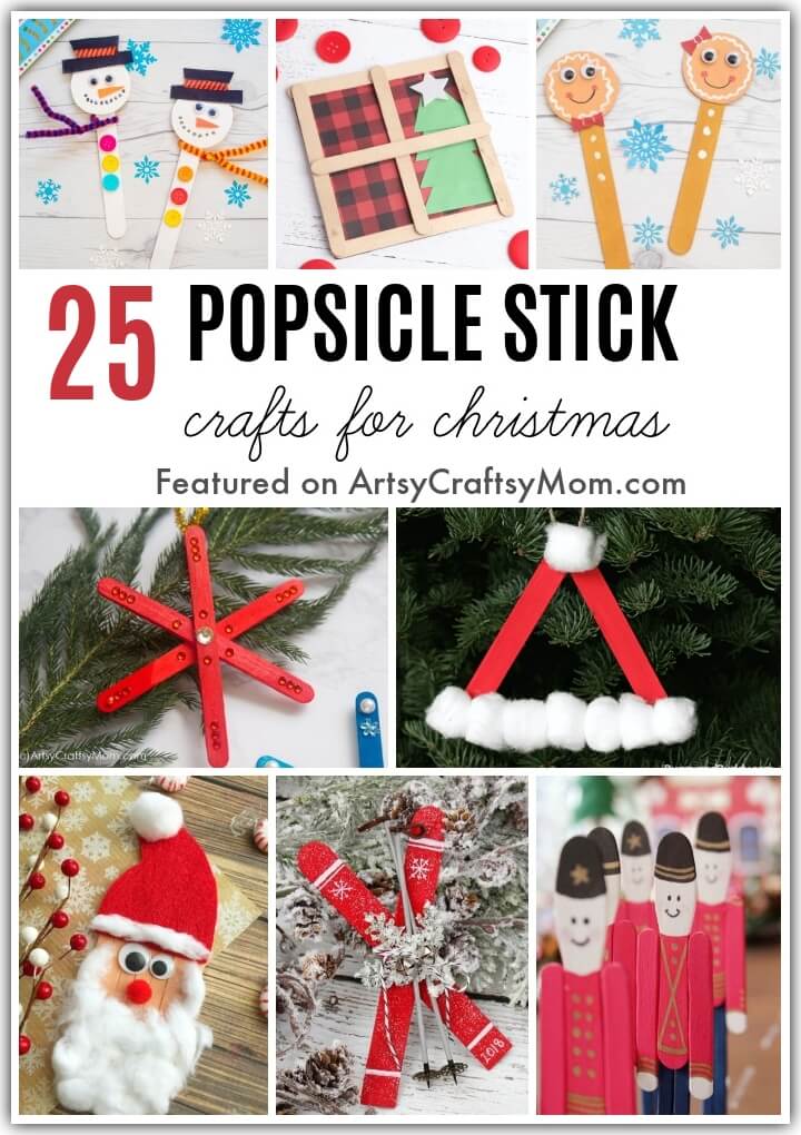25 Easy Christmas Crafts for Kids - Crazy Little Projects