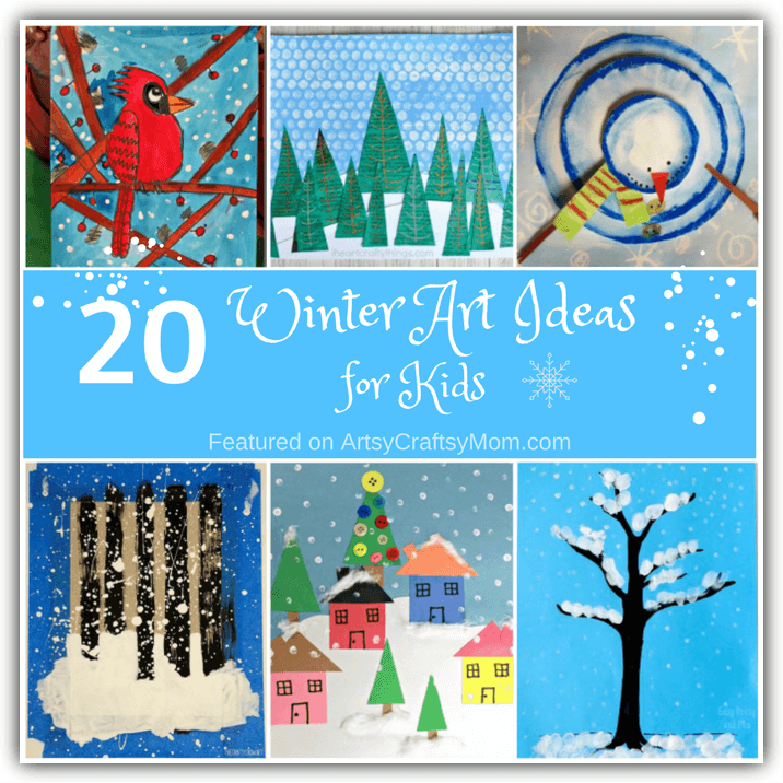 20 Winter Art Ideas For Kids that are Frame-worthy!
