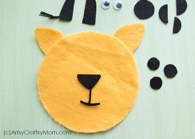 Make an adorable C for Cheetah Craft with our Printable Template that's suitable for forest animals, mammals, letter C theme and more. 