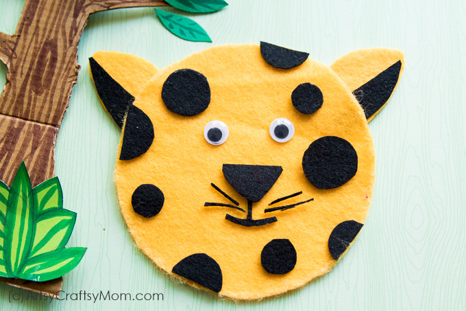 C for Cheetah Craft with Printable Template | Artsy Craftsy Mom