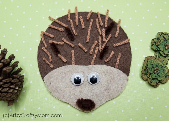This H for Hedgehog Craft is perfect for Letter of the week curriculum, studying the letter H, learning about forests and forest animals, hibernation or for a fall/autumn activity.