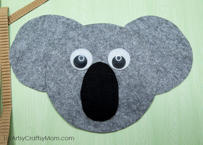 Make this adorable K for Koala Craft using our Printable Template that's perfect for learning about Australian animal crafts, Marsupials, mammals, Australia day or Letter K
