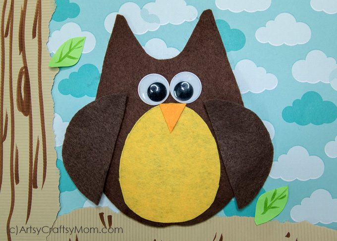 Make this adorable O for Owl Craft using our Printable Template that's perfect for learning about nocturnal creatures, birds of prey or any other wildlife lesson.