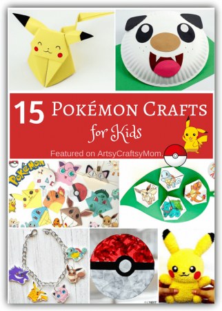 Whether you're a fan of the show or the game, you're sure to love these Pokémon Crafts for Kids! Make them for fun or to give to your friends!
