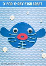 X for X-Ray Fish Craft with a Printable Template