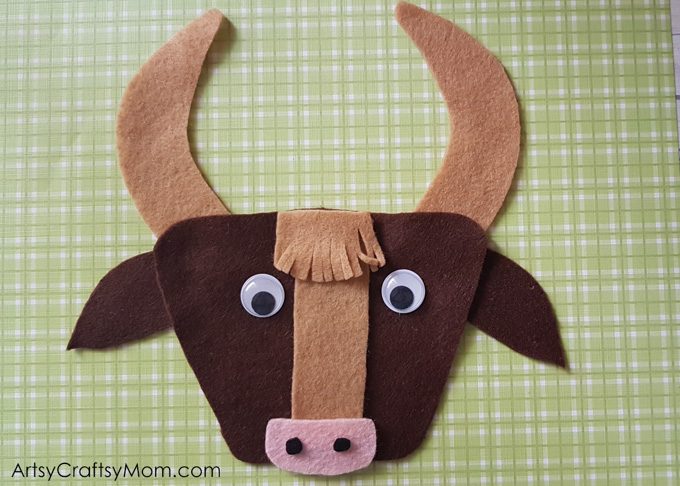 Y for Yak Craft or Year of the OX Craft that's perfect for learning about Chinese New Year 2021, Tibet, cattle, bovine animals, domestic animals or the Letter Y.