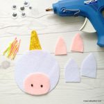 U for Unicorn Craft with Printable Template - Artsy Craftsy Mom