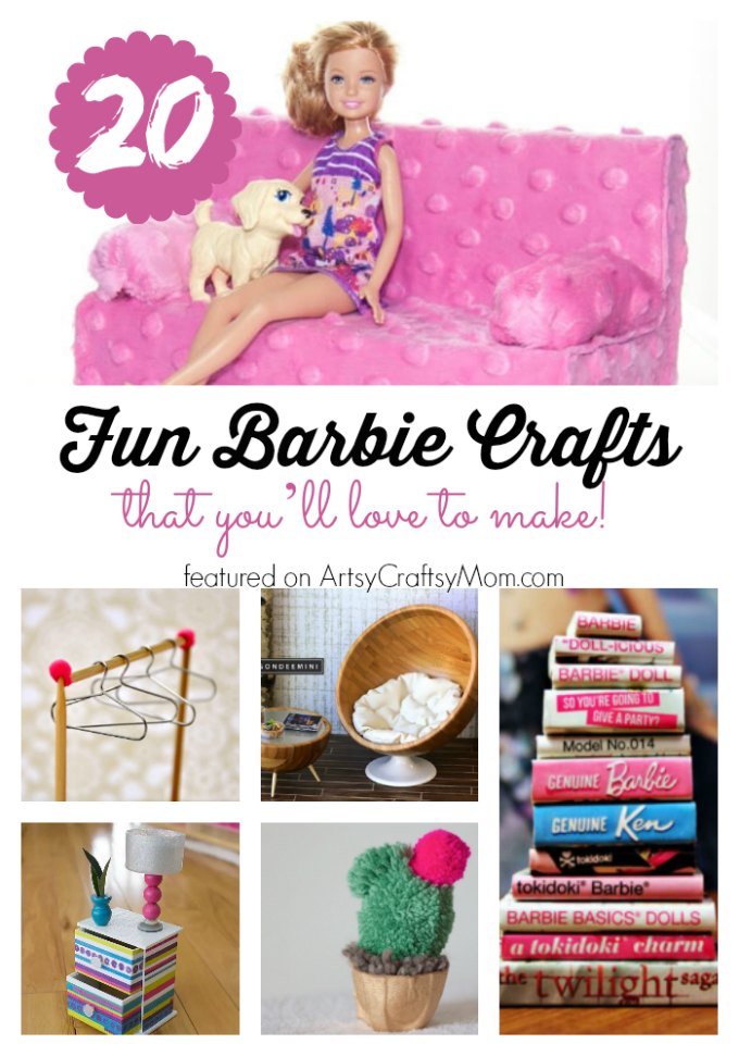 20 Amazingly Adorable Barbie Crafts Love to Make!