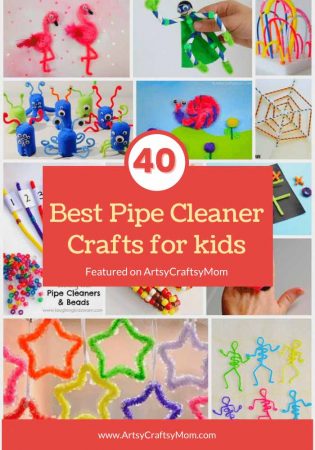 The 40 Best Pipe Cleaner Crafts for kids - from flowers, to rings, to Christmas ornaments, to finger puppets the sky’s the limit!