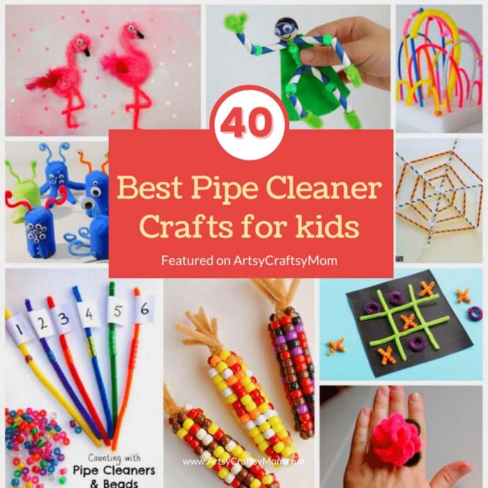 The 40 Best Pipe Cleaner Crafts for kids | ArtsyCraftsyMom