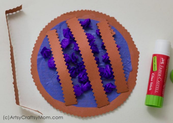 Pretend Play Food Collage - Paper Pie Craft for Kids