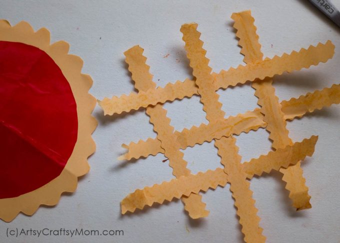 Pretend Play Food Collage - Paper Pie Craft for Kids