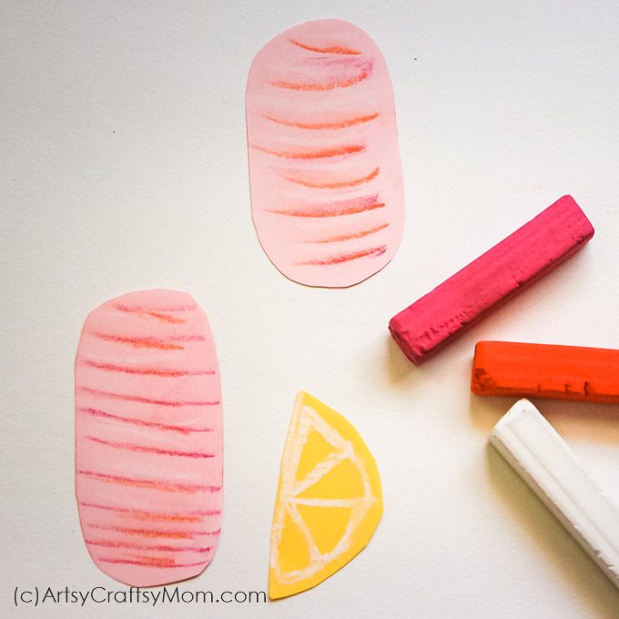 You may need years of training to become a Sushi chef, but not for this easy Paper Sushi Craft! Recreate this iconic dish with brightly colored craft paper!