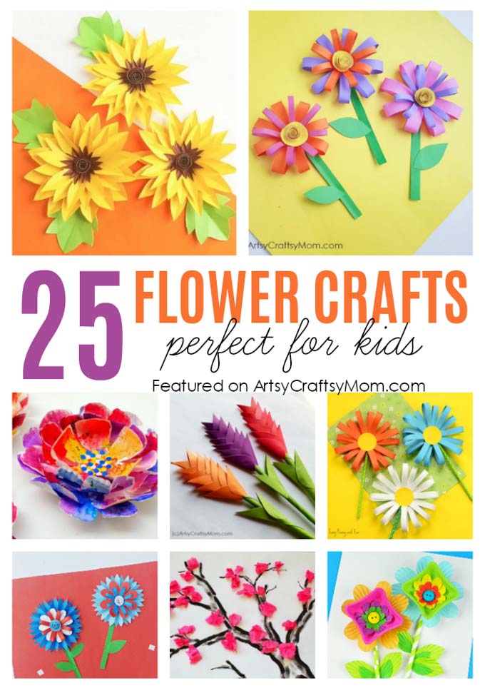 25 Flower Crafts For Kids 1