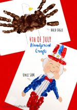 Best 4th of July Handprint Crafts – Uncle Sam and Bald Eagle