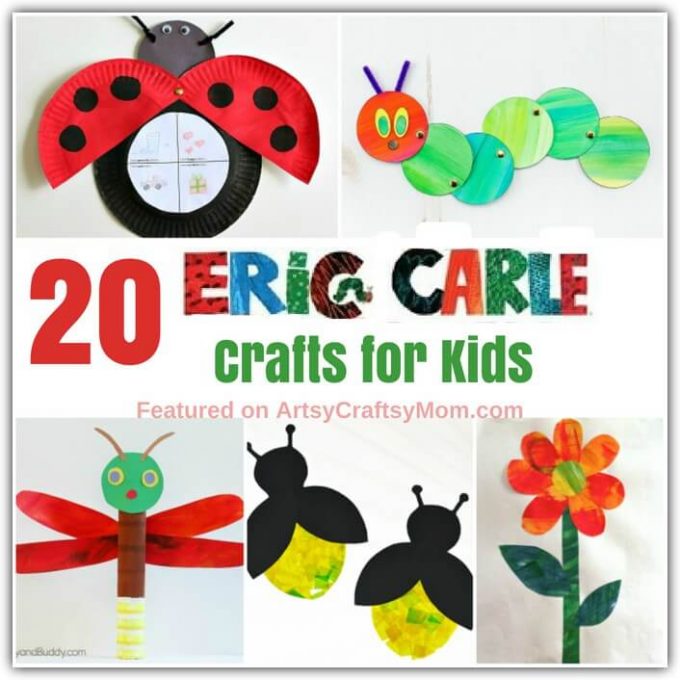 For millions of kids the world over, Eric Carle's illustrations are probably their first introduction to the world of art. Celebrate this incredible artist with some cute and colorful Eric Carle Crafts for Kids.