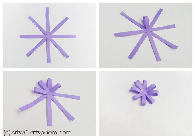 Brighten up your summer days with a paper flower craft that's super easy to make! Make several flowers in different colors for your room.