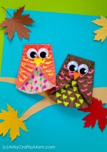 Cupcake Liner Owl Craft | Fall Craft for Kids