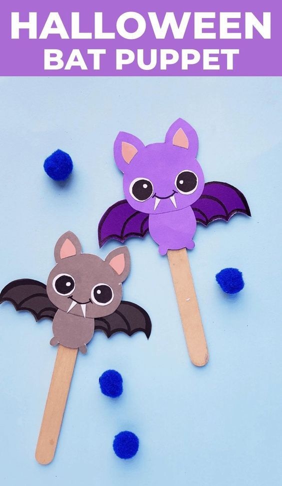 October is Bat Appreciation Month and we're celebrating with a bunch of Brilliant Bat Crafts for Kids! Make bats with paper, cardboard, yarn & more!
