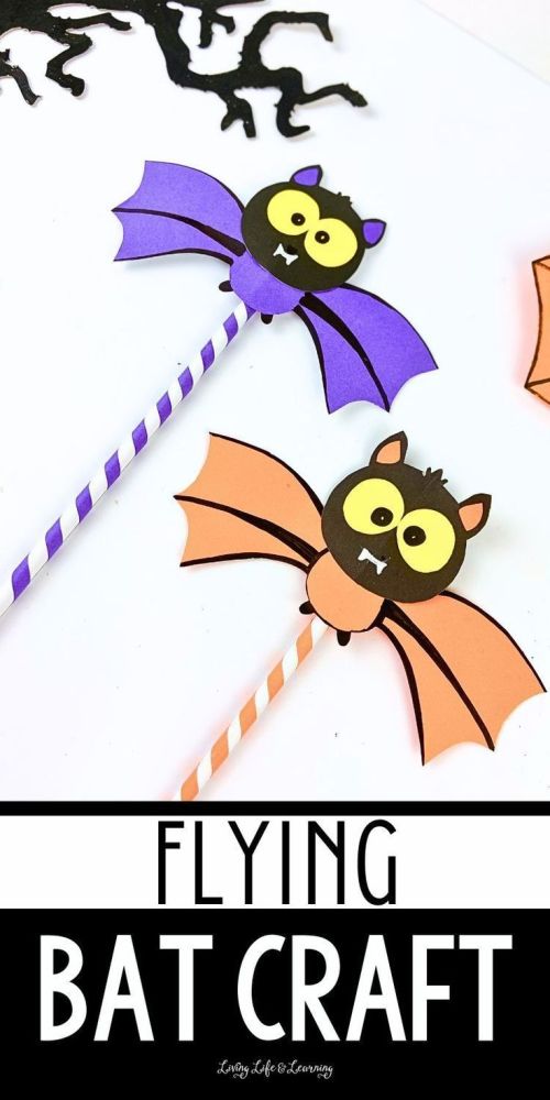 October is Bat Appreciation Month and we're celebrating with a bunch of Brilliant Bat Crafts for Kids! Make bats with paper, cardboard, yarn & more!