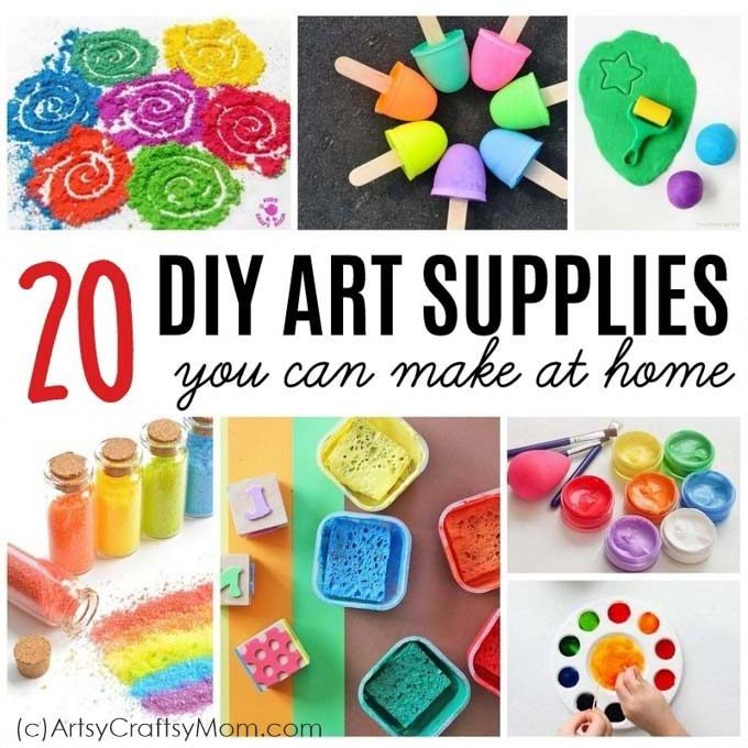 20 DIY Art Supplies You Can Make at Home 13