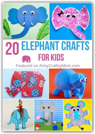 These incredibly cute elephant crafts for kids are perfect for any occasion. Ranging from the super simple to the challenging, there's something for everyone!