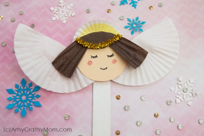 Spread peace and love all around with this pretty Popsicle Stick Angel Craft for kids! Easy to make with basic supplies and things lying around your home.