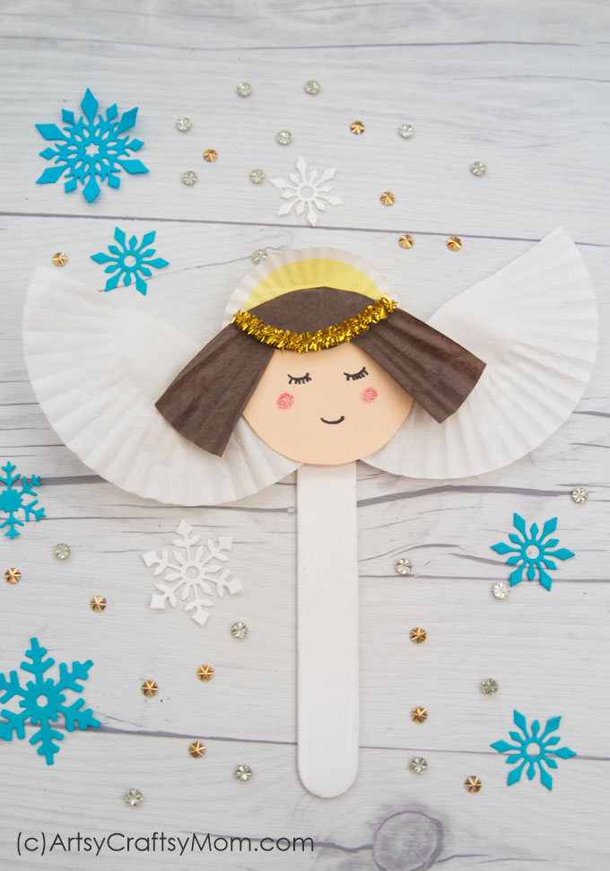 Christmas Crafts for Kids: Easy Angel Wings