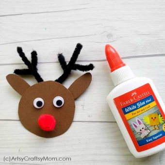 Popsicle Stick Reindeer Craft | Christmas Craft for Kids