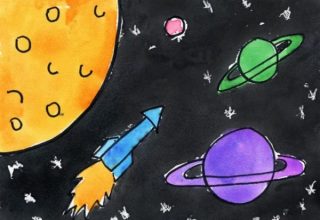 10 Outer Space Art Ideas that are Out of this World