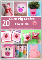 20 Pink and Playful Pig Crafts for Kids | Year of the Pig Crafts